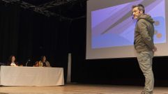 �scar Blanco, durante a s�a intervenci�n