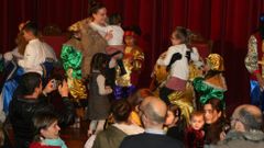 El final de la cabalgata de Reyes en Quiroga en el a�o 2018