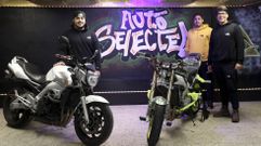 Israel G�mez, Antonio P�rez y Miguel Parra (de izquierda a derecha), en Auto Selected, ubicado en el n�mero 193 de la Avenida de Lugo.