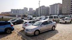 Imagen de archivo del aparcamiento irregular que hay junto al �gora