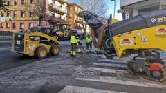 Las obras previstas este fin de semana incluir�n fresado y asfaltado de seis calles del centro de Pontevedra