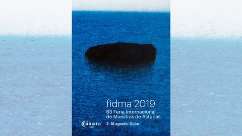 El cartel de la 62 edici�n de la Feria Internacional de Muestras de Asturias, obra de Hugo Fontela