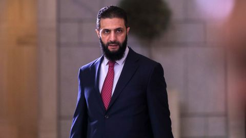 El presidente de Siria, Ahmed al-Sharaa.