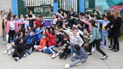 Actividad del CEIP Mestre Vide con motivo del 8M.