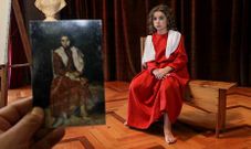 Almudena Alonso recre� �La muchacha de los pies descalzos� que podr� verse en un sello. 