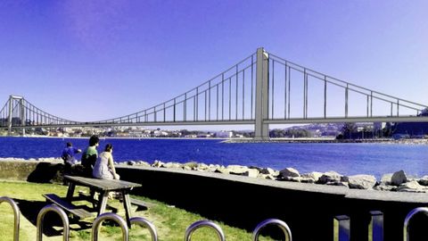 Jorge Tenreiro, ingeniero de Caminos, Canales y Puertos, plante en su trabajo de fin de carrera un puente entre Oza y Bastiagueiro