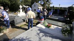 Manuel Mar�a est� enterrado no cemiterio de Outeiro de Rei