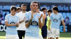El capit�n del Celta, Iago Aspas, la conclusi�n del partido frente al Alav�s.