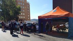 Reparto de mascarillas sanitarias, adquiridas por el Ayuntamiento, por parte de voluntarios de la agrupaci�n de protecci�n civil