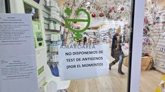 Los test de ant�genos est�n agotados en muchas farmacias de Pontevedra