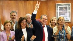 El alcalde en un pleno extraordinario este verano en Vigo