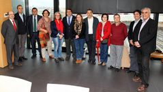 Negreira con los profesionales de la educaci�n en el marco de los encuentros del Coru�a Futura