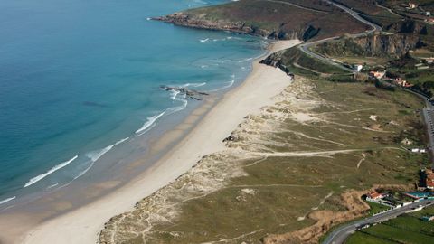 Playa de Combouzas, en Arteixo