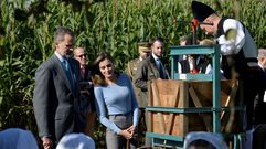 Los Reyes entregaron el Premio al Pueblo Ejemplar de Asturias, que este a�o ha reca�do en la aldea de Pore�u, en el concejo de Villaviciosa