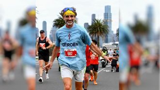 Suso L�pez, en un momento de la carrera en Melbourne.