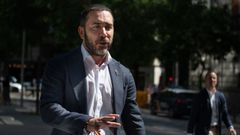 V�ctor de Aldama, a la salida de una de las sesiones del juicio.