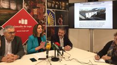 La alcaldesa de Lugo junto a los ediles Miguel Fern�ndez y Miguel Couto