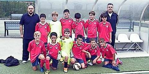 Los futbolistas del alevín C perdieron el pasado fin de semana