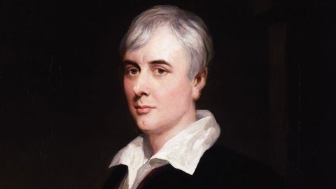 Retrato de George Borrow por Henry Wyndham Phillips (detalle)