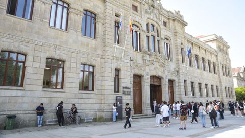 El IES Valle Incln de Pontevedra, el pasado junio, tras su rehabilitacin