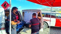Dispositivo de b�squeda del langreano desaparecido en la Vall de Laguart, en Alicante