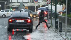 Intensas precipitaciones en Santiago