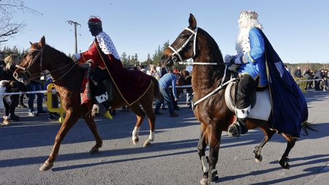 Los Reyes Magos visitaron tambin el colegio de O Corgo.