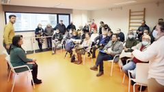 Reuni�n entre el Concello y familiares de usuarios de la residencia, en el 2023