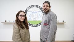 Rosa y Teo, en su nueva tienda de A Despensa de Rita