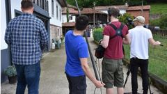 La BBC grab� este fin de semana en Asturias el programa Port, centrado en la m�sica y en la lengua asturiana<br />Fecha: 04/06/2018.