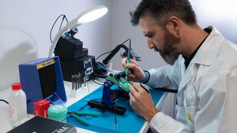 Luis Miranda Acebedo, ingeniero de A Pontenova, y socio de SC Robotics