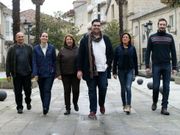 De izquierda a derecha: An�bal Blanco, Samanta Barreira, Emilia Somoza, Diego Lourenzo, Puri Caldelas y Abelardo Meiri�o. 