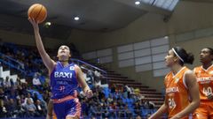 Mill�n en una imagen del triunfo frente al Valencia Basket en A Malata. 
