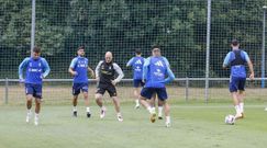 Entrenamiento del Real Oviedo en El Requex�n