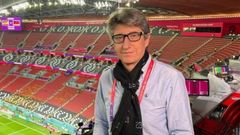 Juan Carlos Rivero.Juan Carlos Rivero antes del partido que enfrent� a la Selecci�n con Alemania el pasado Mundial de Catar