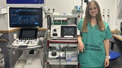 En la imagen, la facultativa Lidia Gonz�lez Pe�as, en el Marcide