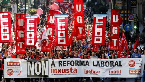 Manifestacin en Vigo