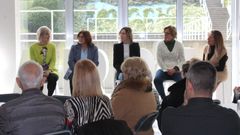 Este ao volver a celebrarse en Carballo la actividad As mulleres teen a palabra con motivo del 8M. En la imagen, la edicin del 2023