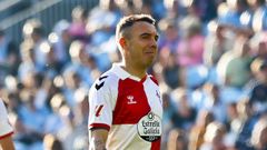 Iago Aspas, durante el �ltimo partido del Celta, frente al Alav�s el 22 de marzo.