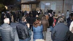 La concentraci�n se desarroll� delante del centro de salud de Campo Lameiro