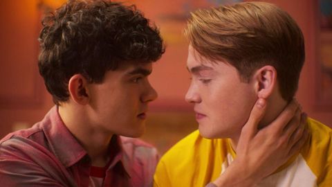 Os actores Joe Locke (Charlie) e Kit Connor (Nick) protagonizan a serie televisiva que adapta Heartstopper.