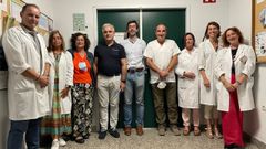 En la imagen, los miembros del comit� organizador de la jornada sobre innovaci�n