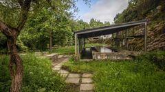 Lavadero y entorno de los molinos de Pedrach�n.