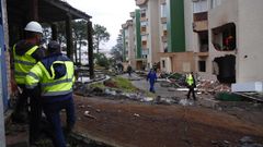 �Escoitei un ruido tremendo e despois vin un r�o�