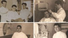 Los barberos de Xuvia: arriba Abelleira y Seito, abajo Romero y Vilela.