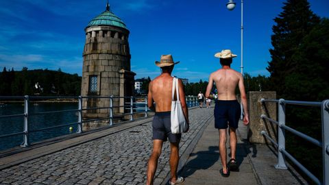 Ola de calor en la Rep�blica Checa.