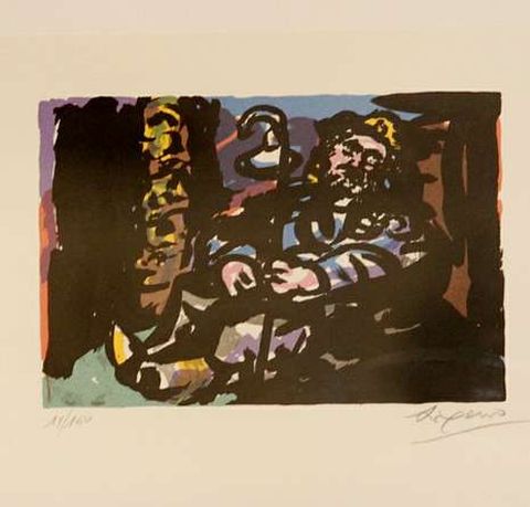 El grabado de Laxeiro recuperado. 