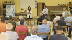 Foto de archivo de cuando fue la presentaci�n del proyecto en Coristanco