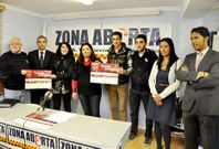 El acto de presentaci�n de la prueba se celebr� ayer en la sede de Zona Aberta.