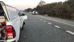 El accidente tuvo lugar en la A-8 a la altura de Abad�n